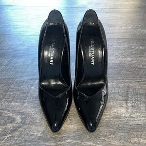 Jill Stuart Black Patent Leather Heels Women’s Size 8.5
